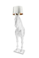 MOOSEE lampa podłogowa KOŃ HORSE STAND    S biała - włókno szklane