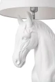 MOOSEE lampa podłogowa KOŃ HORSE STAND    S biała - włókno szklane
