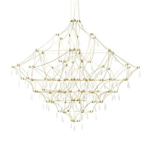 MOOSEE lampa wisząca CONSTELATION 120     GOLD - LED, stal szczotkowana