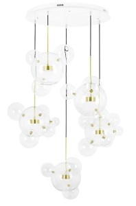 MOOSEE Lampa wisząca CAPRI DISC 5 złota