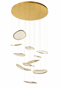 MOOSEE lampa wisząca MEDUSA złota