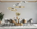 MOOSEE lampa wisząca RING 60 złota