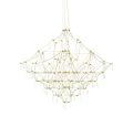 MOOSEE lampa wisząca CONSTELATION 77      GOLD - LED, stal szczotkowana