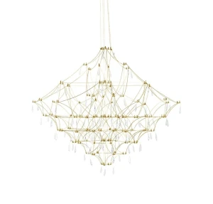 MOOSEE lampa wisząca CONSTELATION 77      GOLD - LED, stal szczotkowana