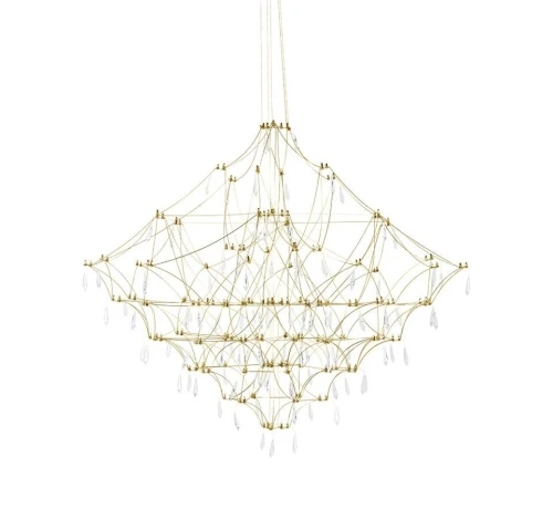 MOOSEE lampa wisząca CONSTELATION 77      GOLD - LED, stal szczotkowana