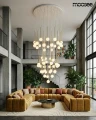 MOOSEE lampa wisząca CANNON DISC 50       złota